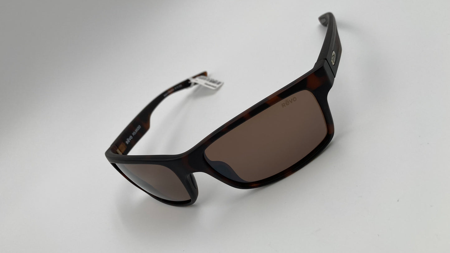 *NEW* REVO CRAWLER RE1027-02 BR SUNGLASSES - MATTE TORTOISE POLARIZED/BROWN TERRA
