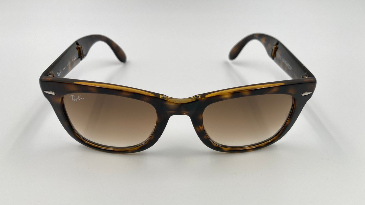 Neu RAY BAN - RB4105 - FOLDING WAYFARER Sonnenbrille