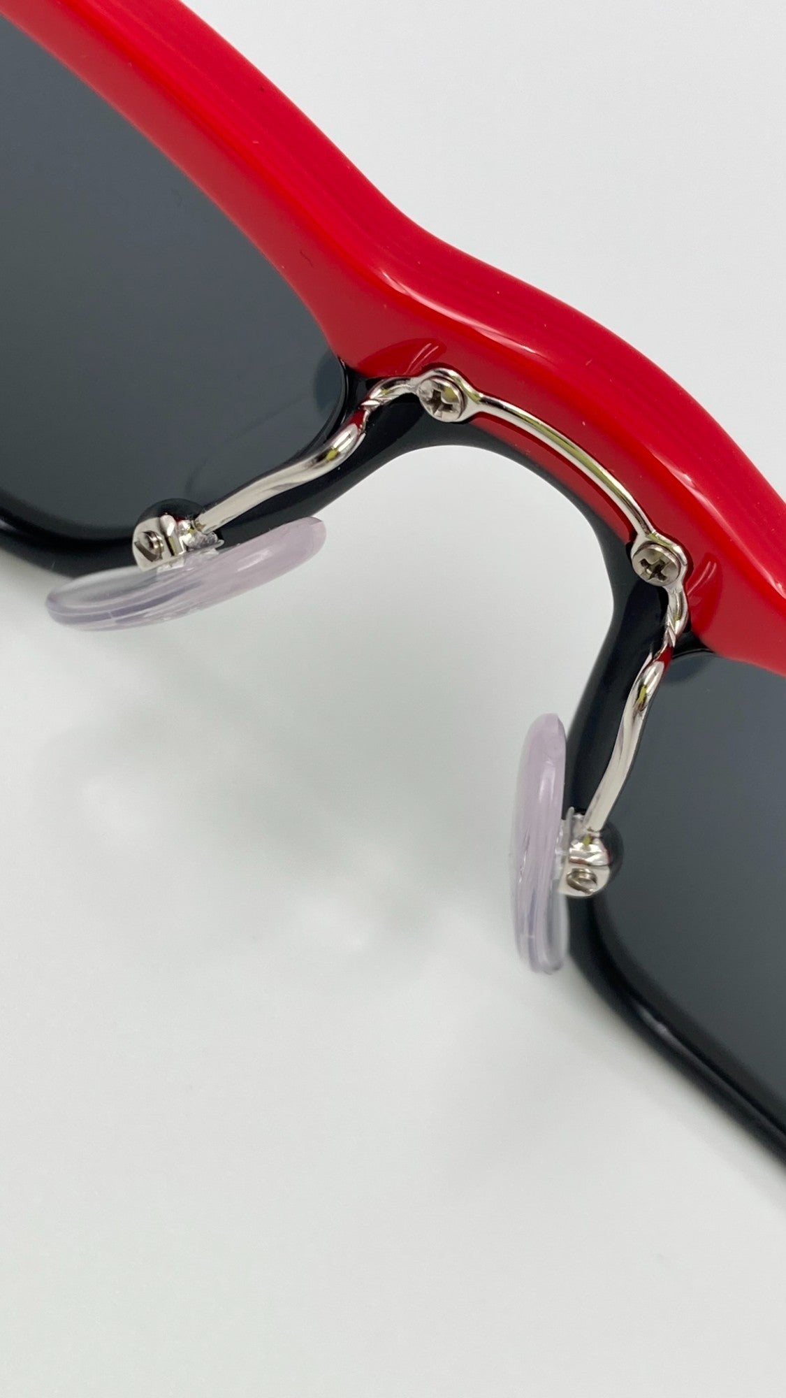 *NEW* PRADA ULTRAVOX SPECIAL COLLECTION SPR19U YVH 5S0 SUNGLASSES - BLACK/RED