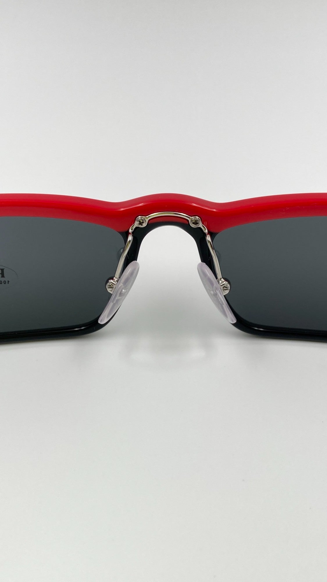 *NEW* PRADA ULTRAVOX SPECIAL COLLECTION SPR19U YVH 5S0 SUNGLASSES - BLACK/RED